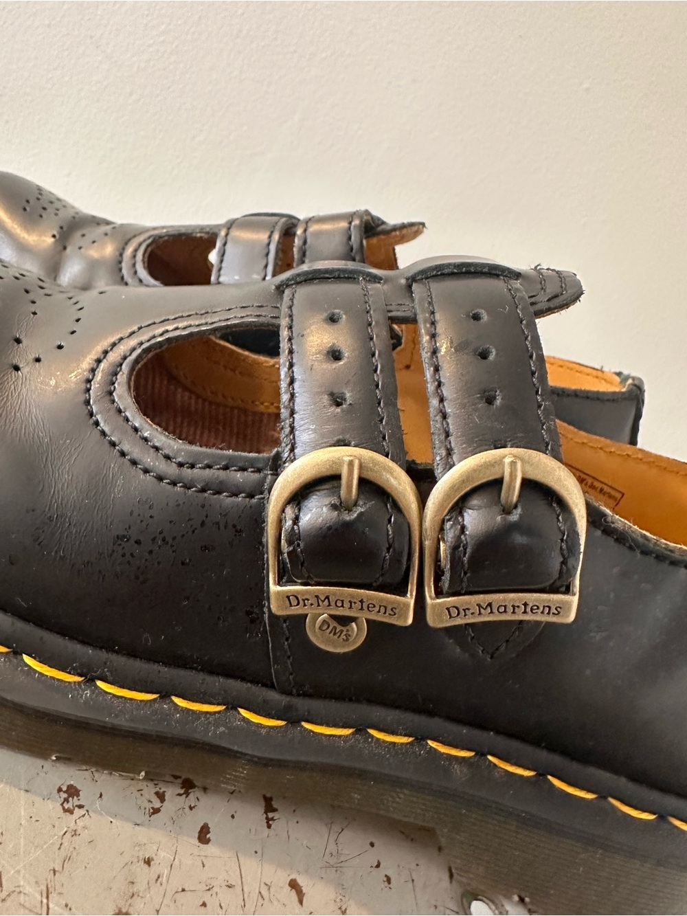Dr Martens 8065 Mary Jane Strap Shoes - Picture 4 of 11